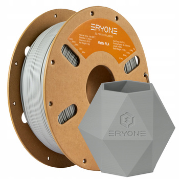 Eryone Grey Matte PLA 1kg cardboard spool #B0101034