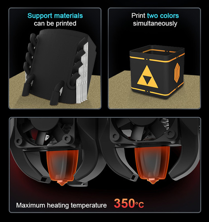 Drukarka 3D Mingda MD-600D – przemysłowa, duże pole 600x600x600 mm | 3dmove.pl
