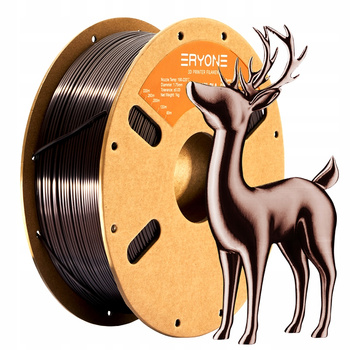 Eryone Ultra Silk PLA 1,75mm 1kg–Dark Gold Jedwabisty Połysk Wysoka Jakość