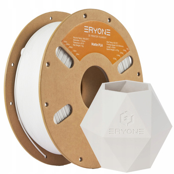 Eryone White Matte PLA 1kg cardboard spool #B0101033