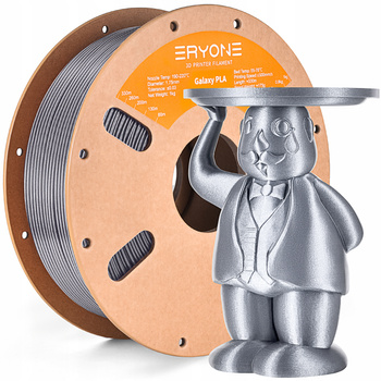 Eryone Glitter/Sparkly/Galaxy Silver PLA 1kg cardboard spool #B0104002