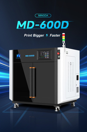 Drukarka 3D Mingda MD-600D – przemysłowa, duże pole 600x600x600 mm | 3dmove.pl