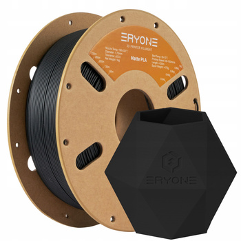 Eryone Black Matte PLA 1kg cardboard spool #B0101032