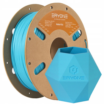 Eryone Aqua Blue Matte PLA 1kg cardboard spool #B0112037