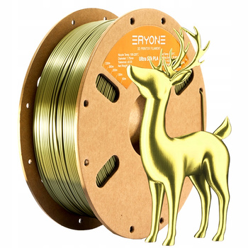 Eryone Ultra Silk PLA 1,75mm 1kg–Bronze Jedwabisty Połysk Wysoka Jakość